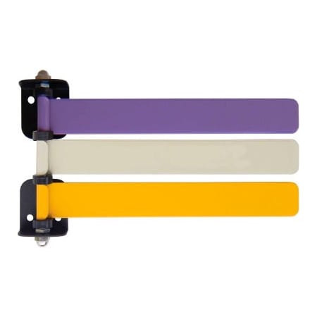 Omnimed. Omnimed 3-Flag Room ID System, 8inL Aluminum Flags, 1/PK 291813